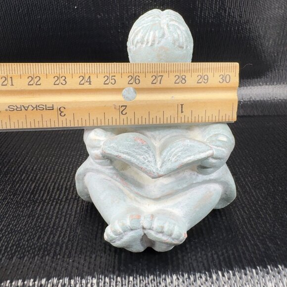 Vintage Isabel Bloom Girl Reading A Book Figurine Heavy Paperweight Figure Decor - Picture 2 of 11